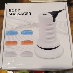 White Electric Body Massager